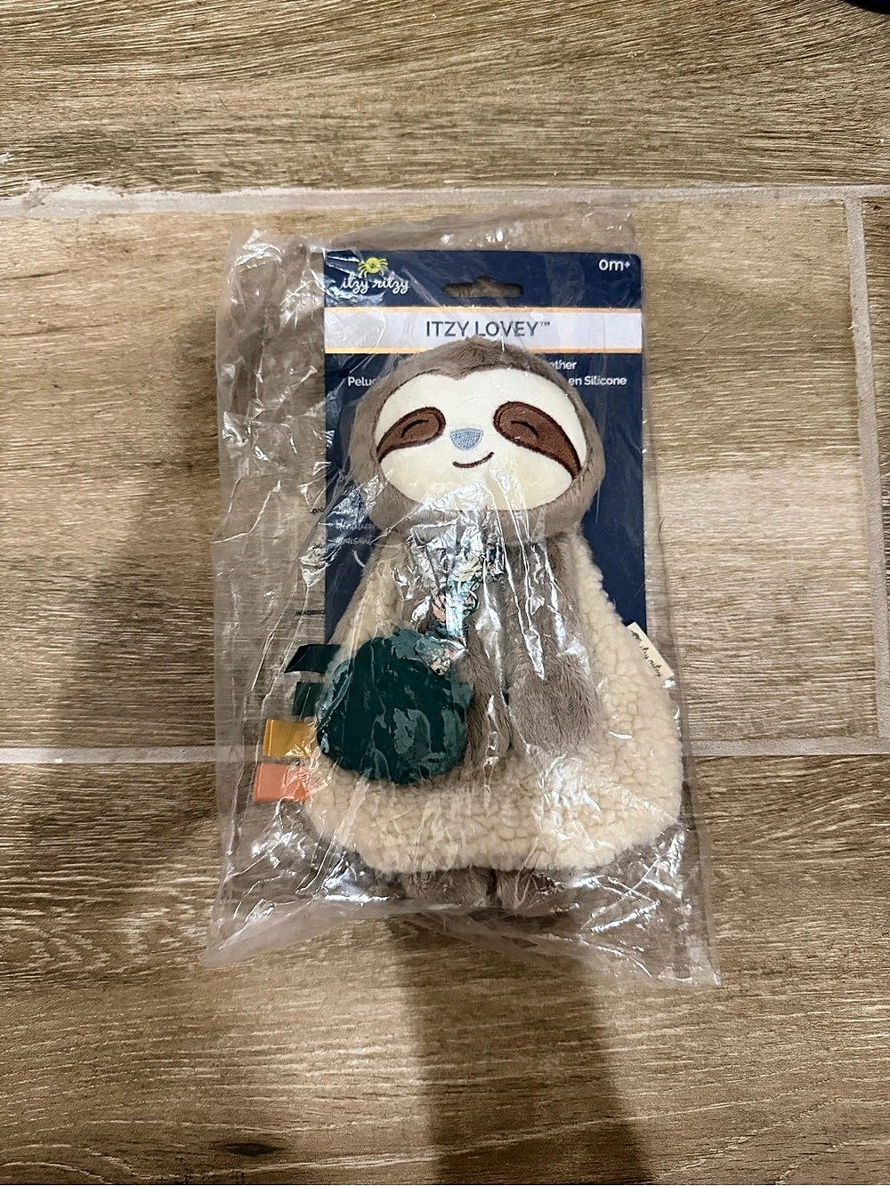 Itzy Ritzy Itzy Lovey Sloth Plush Toy Cream Green NWT